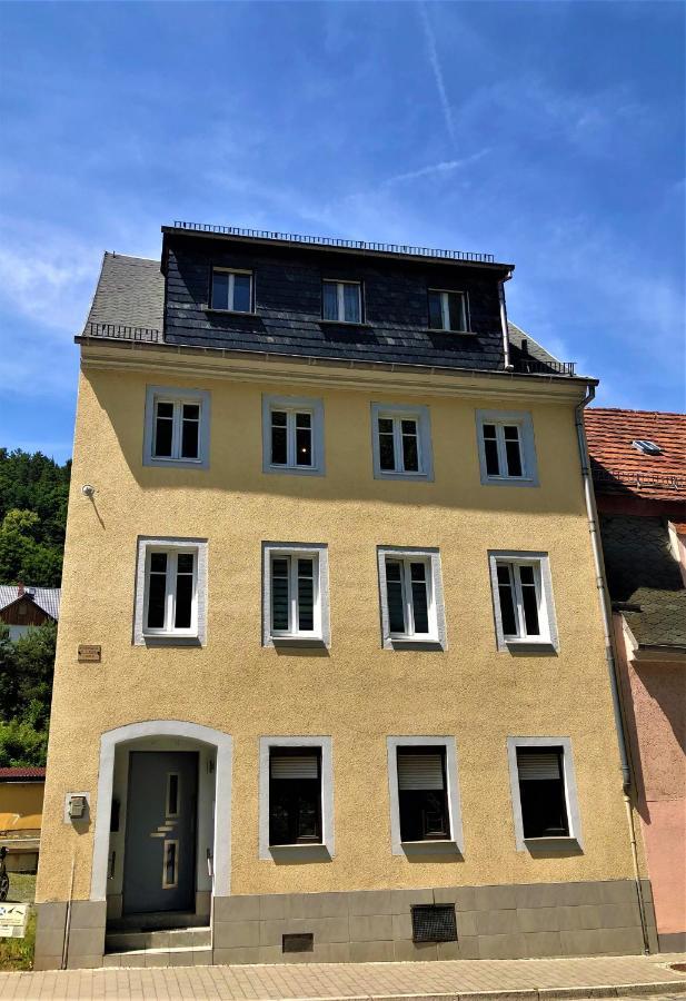 Sandstein-Ferien, Kamin, Fewo "Wanderfalke", Zentral & Ruhig, Terrasse, Saechs Schweiz Konigstein an der Elbe Ngoại thất bức ảnh
